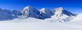 Winter mountains, panorama - Italian Alps