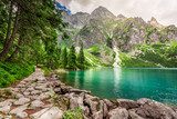 Beautiful mountains pond at summer, Poland