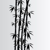 Gray bamboo background 