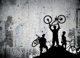 Bike tour background 