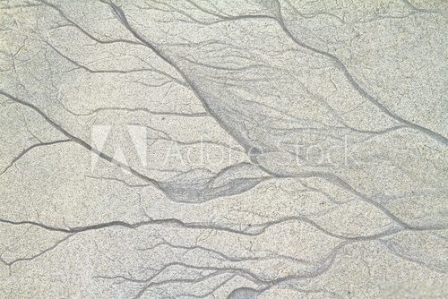 Textures of freshwater veins in the sand, Galapagos, Ecuador