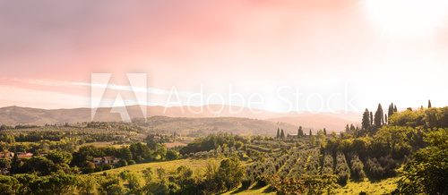 beautiful tuscan landscape