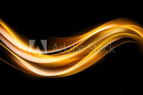Amazing Gold Yellow Bright Abstract Design