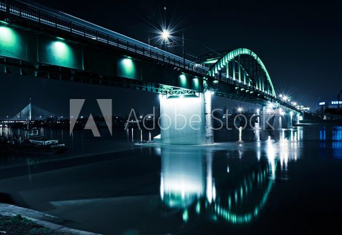 Belgrade train bridge
