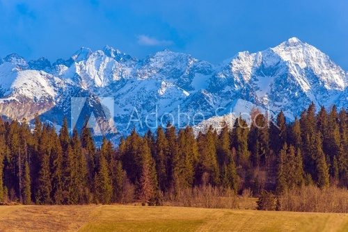 Polish Tatra Mountains Scenery