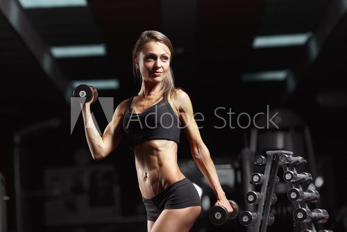 Fitness woman in the gym