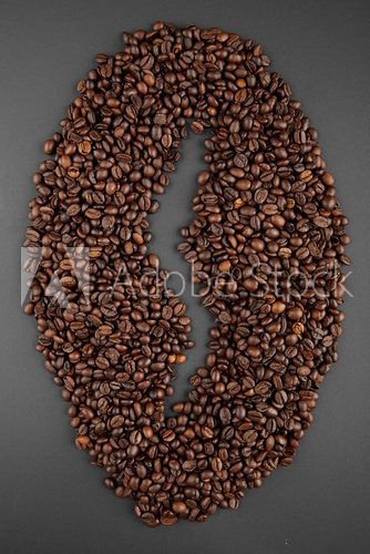 coffee beans as a symbol of one a saturated