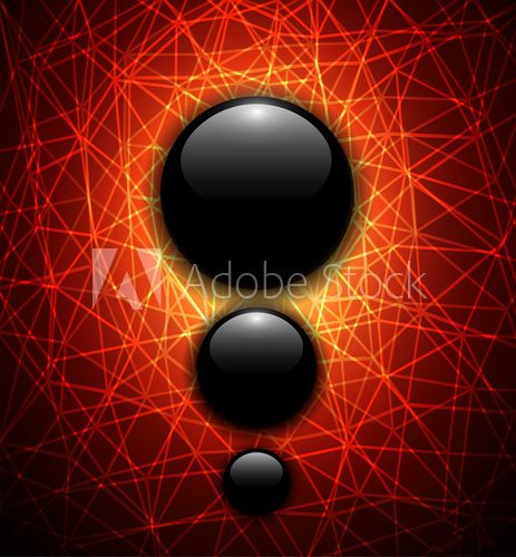 Abstract background glossy buttons on fiery lines texture