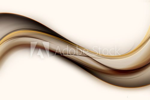 Cool Abstract Brown Wave Design Background