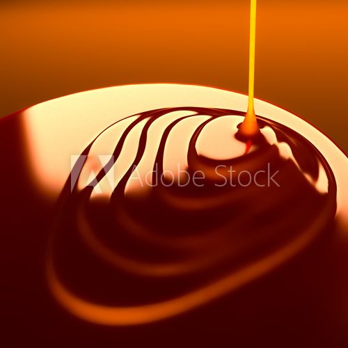 Caramel Syrup Flow