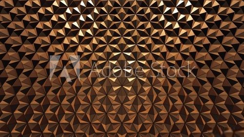 Copper background, 3D rendering