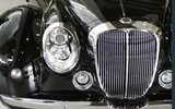 black classic car detail 