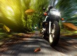Speeding Motorcycle 
