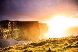 Cliffs of Moher at sunset in Co. Clare, Ireland Europe 