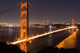 Golden Gate bridge at dusk 