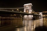 Chain Bridge in Budapest, Hungary 