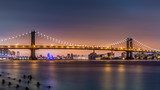 Manhattan Bridge at dusk 
