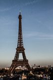 The Eiffel tower,most recognizable landmarks in the world 