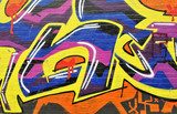 Abstract graffiti wall 