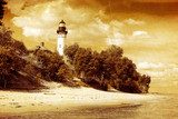 Old Picture Design - Lighthouse 