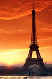 Tour Eiffel et esplanade du TrocadÃ©ro 