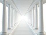 Corridor and columns 