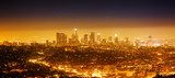 Los Angeles, night panorama 