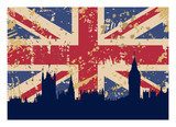 Great Britain's Flag and London 