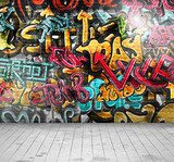 Graffiti on wall 