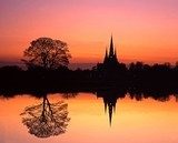 Cathedral at sunset, Lichfield Â© Arena Photo UK 