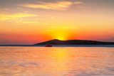 Sunrise at Mirabello Bay on Crete, Greece 