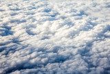 Cloud formations seen from the plane 