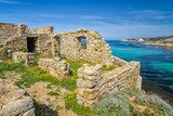 Korsykańskie architektoniczne ruiny