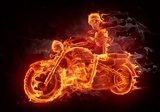 Fire biker 