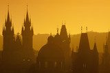 prague - spires of the old town 