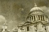 Vintage St. Paul's Cathedral in London 
