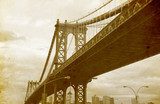 Bridge of New York City, U.S.A. 