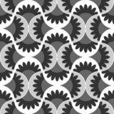Grey seamless mosaic - tiling - wallpaper pattern 