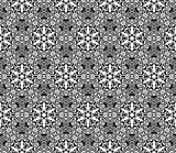 Black and white seamless pattern 