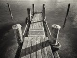 old wooden jetty 