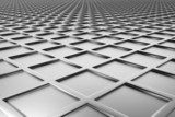 Metallic diamond flooring perspective view 