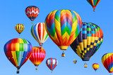 Colorful hot air balloons 