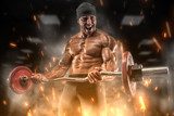 Atletyczna energia siłowego treningu