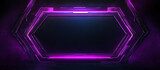 Cyberpunk Neon Purple Gaming Background – Futuristic E-Sports Tech Banner – AI-Generated Digital Wallpaper