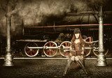 Magia parowej podróży w stylu steampunk