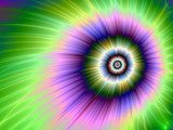 Spirala kolorowego światła i tekstury