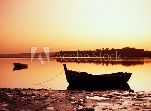 Fishing boat at sunset, Portugal © Arena Photo UK