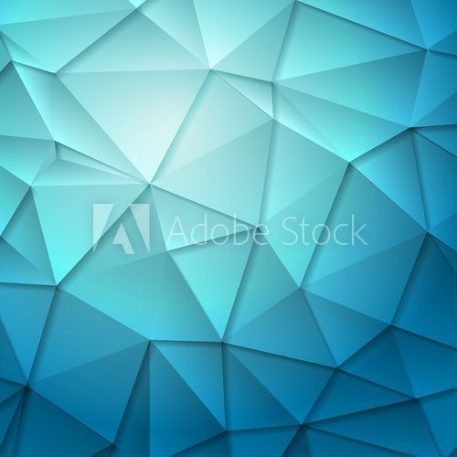 Tech geometry blue background