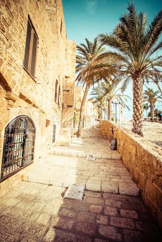 The old streets of Jaffa, Tel Aviv, Israel
