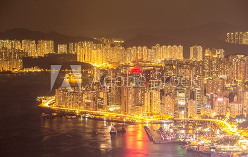 Hong Kong Skyline night